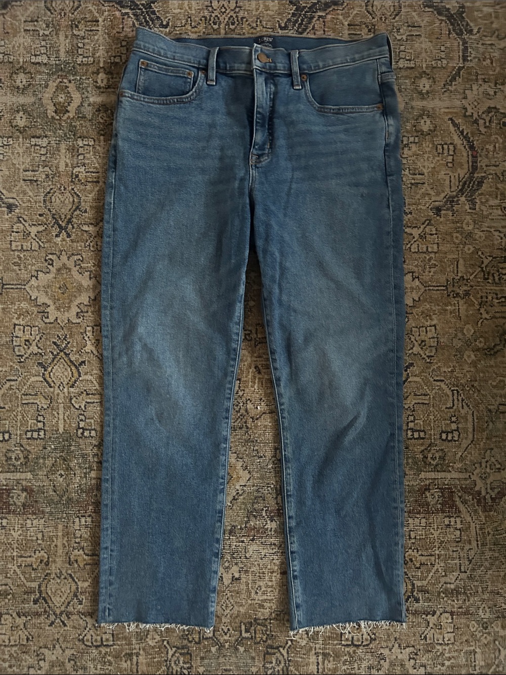 NEW J. Crew Women’s Mid-Blue Straight Jeans